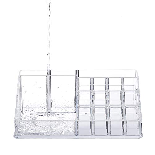 Relaxdays Organizador de Maquillaje con 16 Compartimentos, Acrílico, 8 X 22 X 12.5 Cm - imagen 6