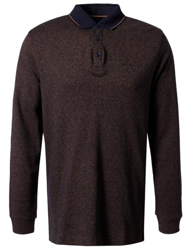 Pierre Cardin Polo à manches longues pour homme - 3 boutons - Coupe moderne, Chipmunk 8215, XXL