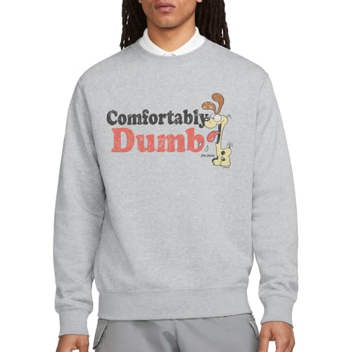 Sweat Garfield Comfortably Dumb pullover mixte décontracté