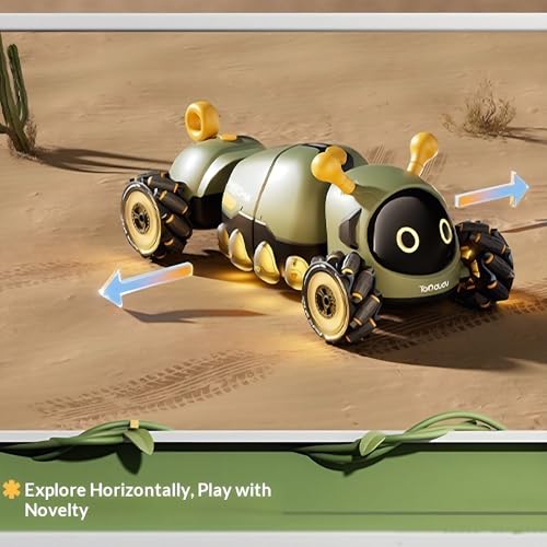 Rc Stunt Remote Control Car Toys, Remote-Controlled Bionic Caterpillar Car - image 7