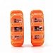 KYNG LED Road Flares 3-Pack Includes Duracell Batteries- Magnetic Emergency Beacon, Safety Light Kit for Automotive, Roadside, Car, Boat, Snow, Recreational, Flashing Warning Light Disc