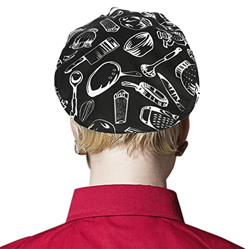 Xinfu Chef Work Unisex Adult Printing Chef Hat Beret Party Accessory #TOP5