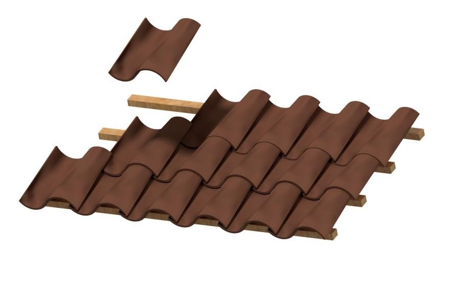 Carrelage en forme de S 1/35 PLM605 Plus pour maquette et loisirs