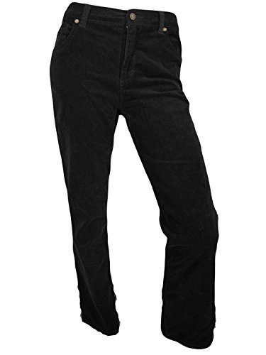 Gloria Vanderbilt Woman Plus Size Amanda Corduroy Pants (Black, 24W Short)