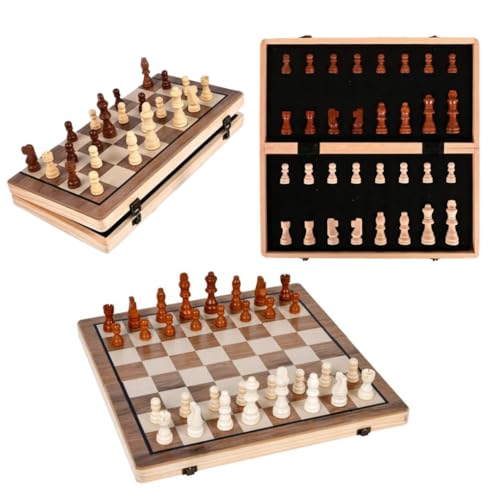 Image of Elite Chess Board Set Magnetic Wooden Chess Board Set |16 inch| Handcrafted Foldable Chess with Storage & Magnetic Pieces, Birthday Gift, Travel Friendly Game for Teens & Adults