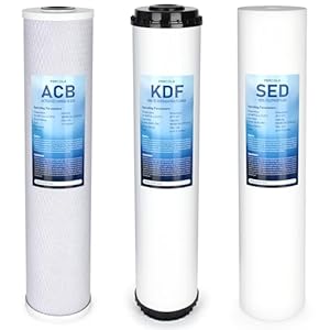 PERCOLA 3-Stufen Wasserfilter Ersatzpackung, 3 Stück