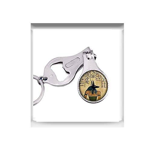 STAI Anubis Anhänger, Anubis Halskette, ägyptischer Schmuck, Nagelschere