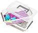 IRIS USA 3 Quart Clear Plastic Storage Bins with Secure Buckles and Portable Handle, Medium, Clear/Silver, 8 Pack