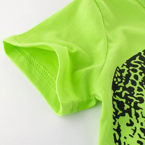 Toddler Boys Short Sleeve T-Shirts Dinosaur Graphic Casual Tops for Kids Crewneck Cotton Tee Shirt Cute Summer Clothes2