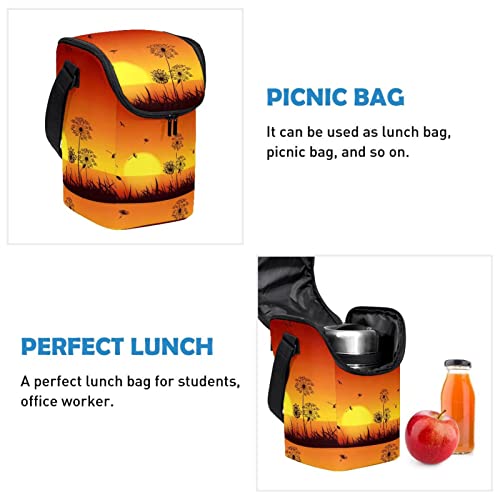 Lonchera para el trabajo y picnic Blowball Sunset bolsa térmica portátil 3