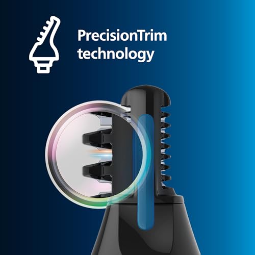 Philips Nose Trimmer Serie 3000 Rifinitore per Peli di Naso, Orecchie e Sopracciglia (modello NT3650/16) - 4