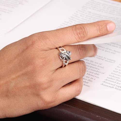 Bague en Météorite et Argent 925 un bijou d'exception unique