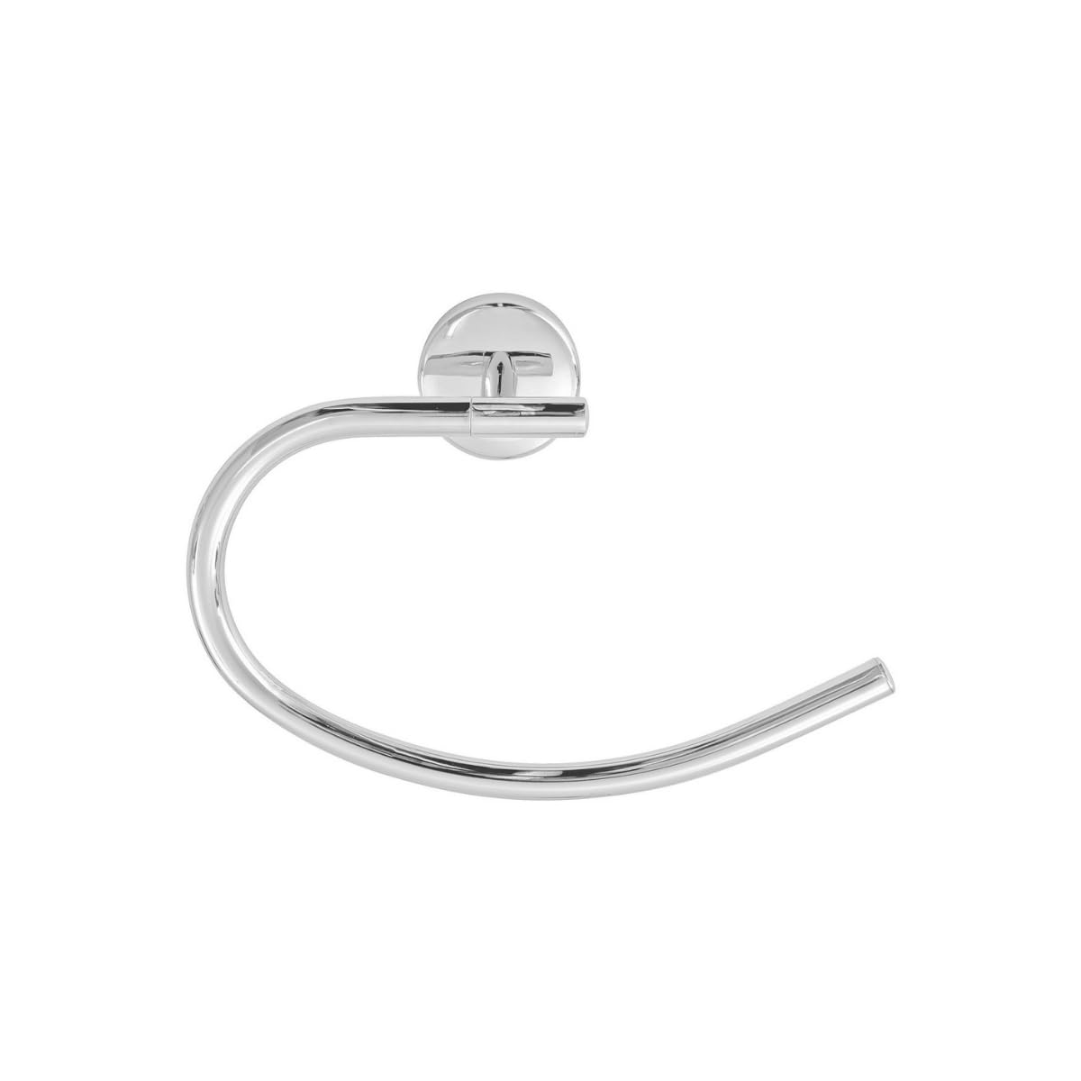 FACKELMANN VISION Towel Ring Chrome Plated Towel Rail Towel Bar (Color : Silver), Quantity: 1 Piece