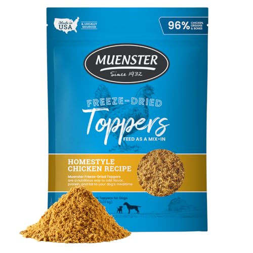 Muenster Freeze Dried Chicken Powder Dog Food Topper