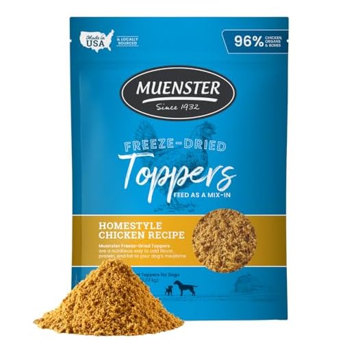 Muenster Freeze Dried Chicken Powder Dog Food Topper or Mixer (8oz) - Grain Free