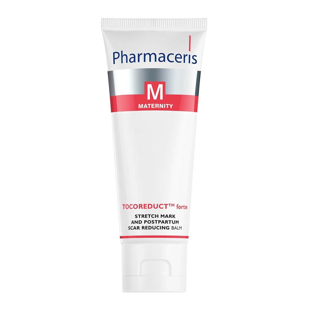 Pharmaceris M Tocoreduct Forte Balm For Stretch Mark Care, 75Ml - Safe For Pregnancy & Postpartum | Firming Skin Balm With Vitamin E & Shea Butter