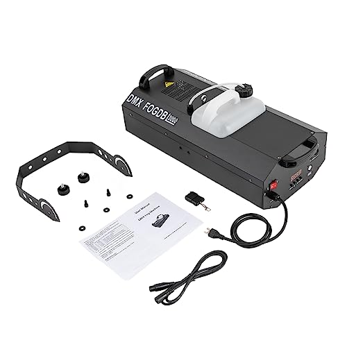 Máquina de humo para Halloween, máquina de niebla escénica termostática de 3000 W con control remoto y temporizador, niebla DMX de 30000 CFM para efectos interiores y exteriores, bodas, discotecas, clubes y actuaciones DJ miniatura 6