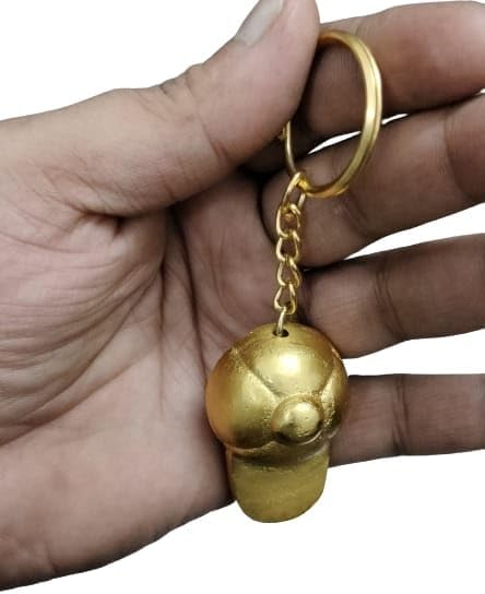 Cap Shape Key chain Aluminum Metal Mini Keyring Creative Gift Car Home Metal Key Chain SET OF 100-by TSSI Handicraft