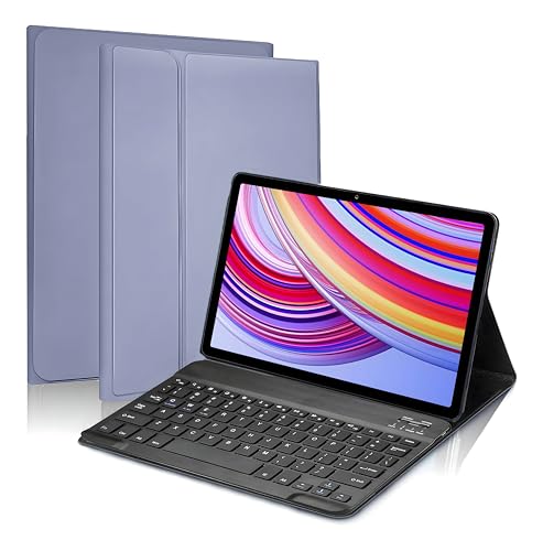Image of ProElite Keyboard case for Redmi Pad Pro 12.1 inch, Magnetic Detachable Wireless Bluetooth Keyboard Redmi Pad Pro 12.1 inch, Lavender