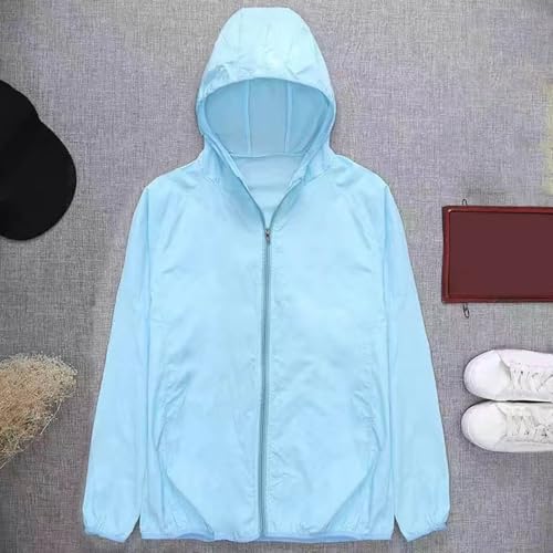 Mens Waterproof Quick Dry Jackets Uv Sun Protection Casual Lightweight Comfy Windbreaker with Outwear Jackets2
