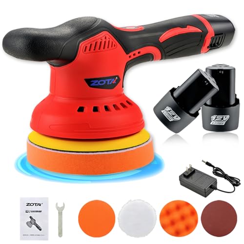 ZOTA ポリッシャー 車, 125mm ポリッシャー コードレス 5500RPM...