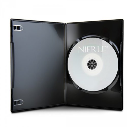 Amaray Boitiers DVD, Slim 7 mm, Machine-Pack-Quality, Noir, 100 pièces