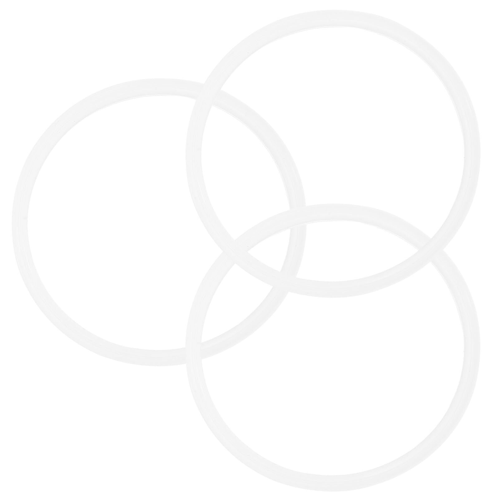 DECORNIJIA 3Pcs Silicone Sealing Gaskets for Insulated Stainless Steel Bottle Cups, O-Ring Seal (9.0Cm Outer Diameter, 8.0Cm Inner Diameter, 0.25Cm Thickness), Reusable Elastic Rings for