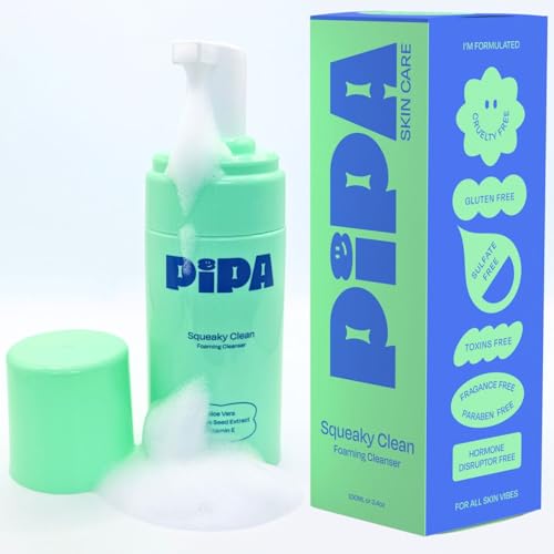 Pipa Skincare Squeaky Clean Foaming Cleanser 3.4 fl oz |...
