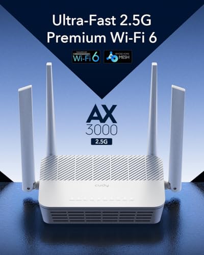 Cudy AX3000 WiFi 6 Mesh Router Doble Banda 2,5G - Imagen 3