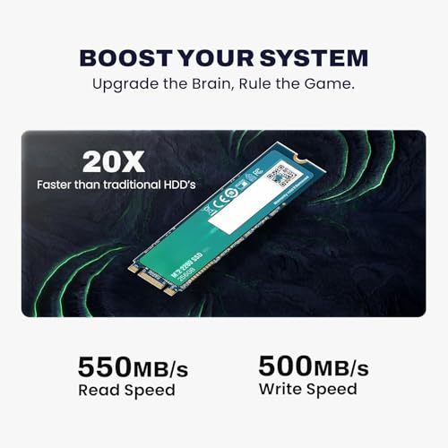 Image of 256GB M.2 2280 SATA III Internal SSD | 6Gb /s Solid State Drive | Up to 550MB /s Read Speed | Laptop & Desktop Compatible| 1-Year Warranty