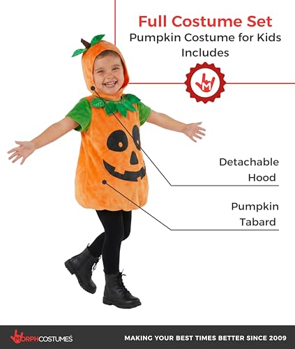 Disfraz de Calabaza Morph para Niños y Niñas miniatura 2