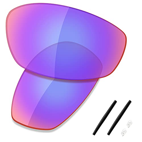 Image of SAUCER Premium Replacement Lenses & Rubber Kits for Oakley Whisker OO4141 | UV400 Protection, Anti-Scratch, Precise Fit