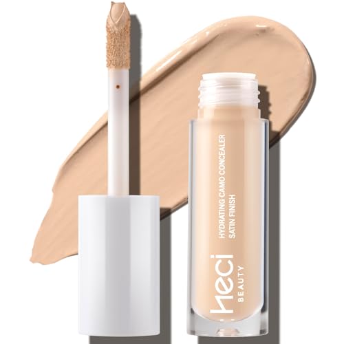 Liquid Concealer Makeup for Blemishes & Dark Circles - Medium to Full Coverage Concealer for Face, 04 Light Sand, 0.22 Fl Oz