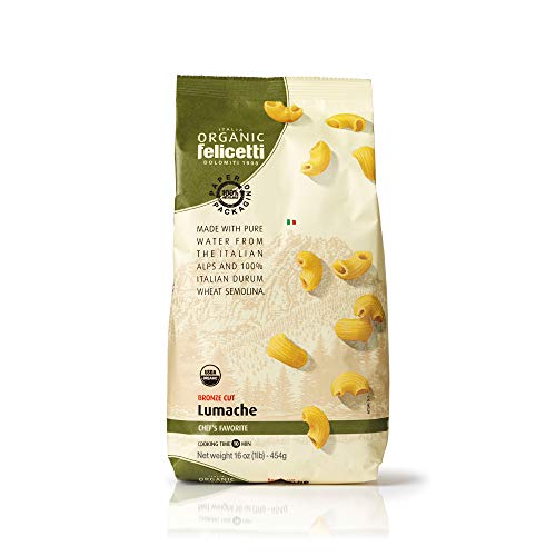 Organic Felicetti Lumache Pasta Italian Non-GMO 16oz (454g)