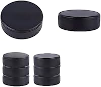 CJCHUHAI 6 Pack 3 Inch Foam Ice Hockey Pucks - Lightweight Safe Practice Training Pucks for Kids Adults Indoor Use