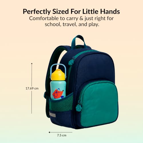 Image of rabitat Steel Play Kids Water Bottle 450ml | 2 Year Warranty | Leakproof Sipper for School | Soft Silicone Spout, Flip-Lock Cap & Easy-Carry Handle | BPA-Free 18 /8 Stainless Steel | Young wild & Free