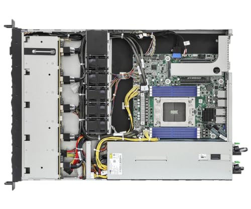 Image of Asrock Rack Server Barebone 1U10E-ALTRA /1L2T 1U Single-Socket Ampere Altra / Altra Max Series NVMe Server | Supports 10x Hot-Swap 2.5 inch PCIe 4.0 NVMe, 8x DDR4 DIMM,1x PCIe 4.0 x16, 650W Platinum RPSU