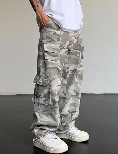 Mens Camo Pants Y2k Baggy Cargo Pants Joggers Hip Hop Streetwear Pants Oversized Camo Pants for Women3