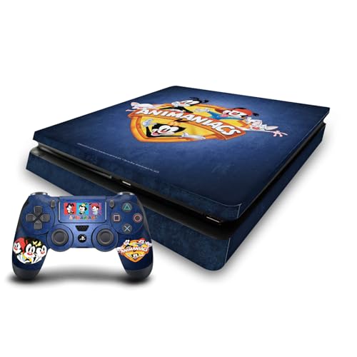 Autocollant officiel Animaniacs vinyle de jeu haute précision pour PS4 Slim et manette