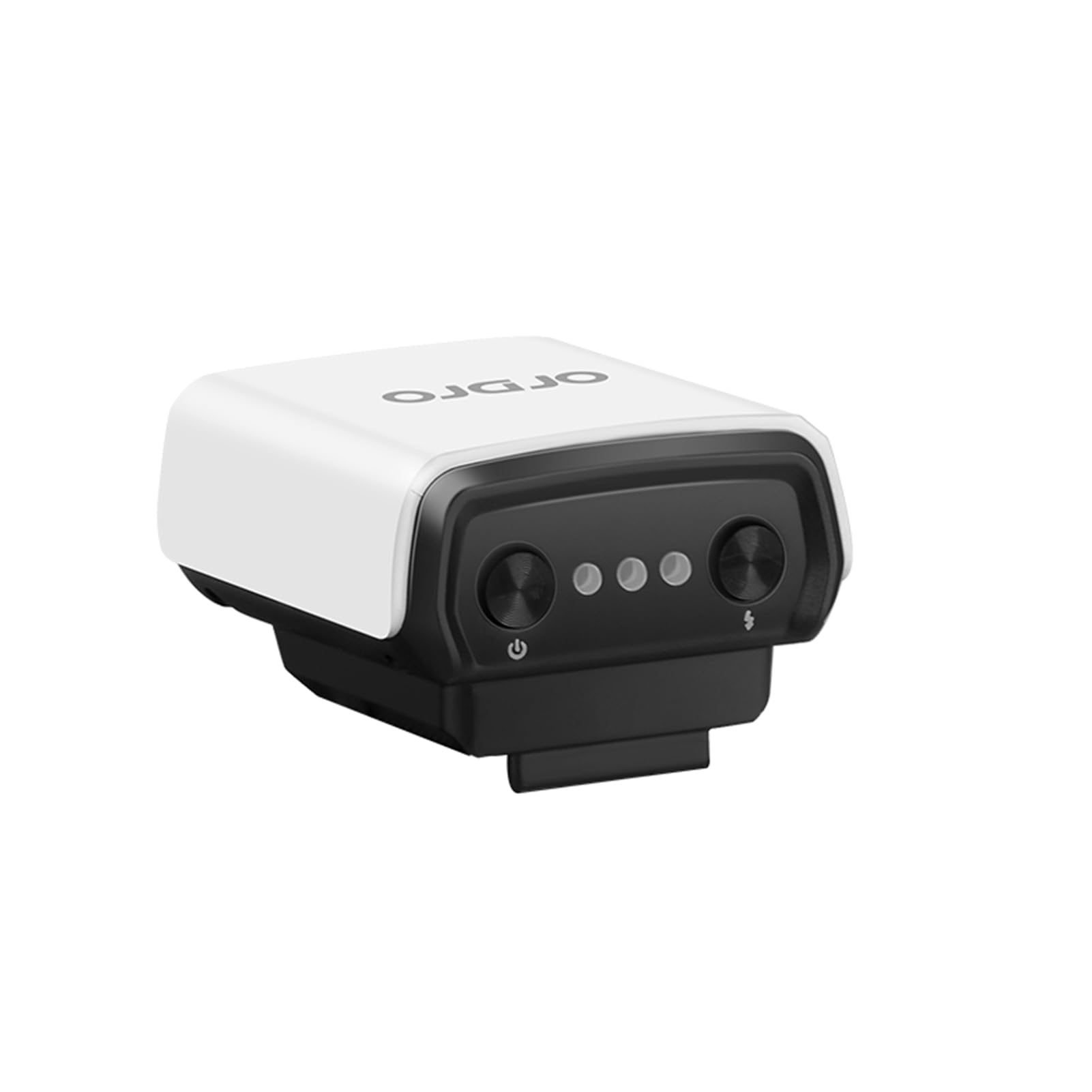 Mini flash de cámara, flash GN8 6500K, brillo de 3 velocidades, flash manual/automático, batería incorporada para Canon, Nikon, Sony, Fujifilm, Olympus, cámaras Panasonic (blanco)