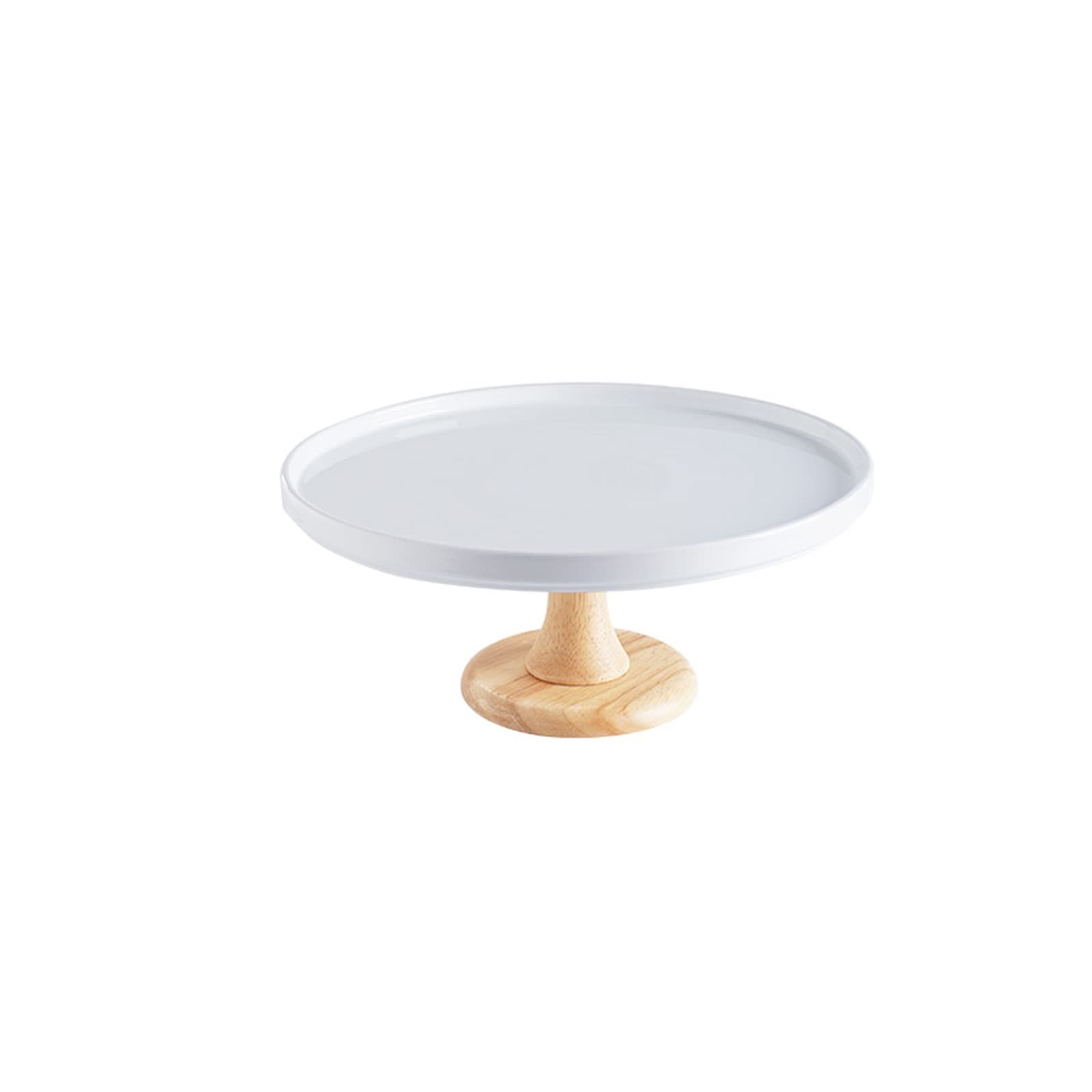 Alzata per Torta Vassoio for torta alto in ceramica Tavolo da dessert Matrimonio Compleanno Puntelli Espositore Vassoio for pasticceria Piatto for snack Alzata per Dolci(A,L)