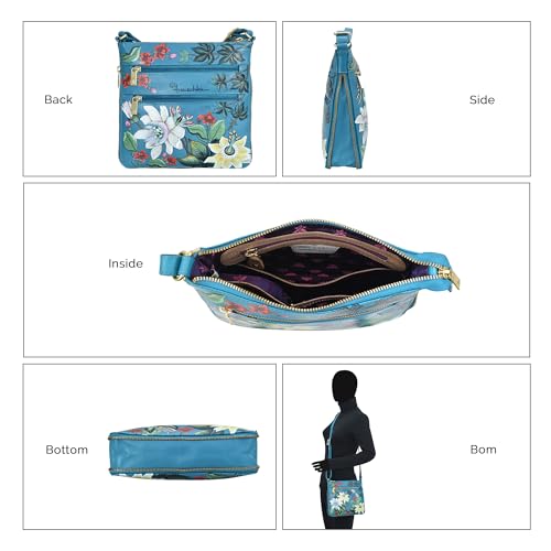 Anuschka Expandable Travel Crossbody-5504