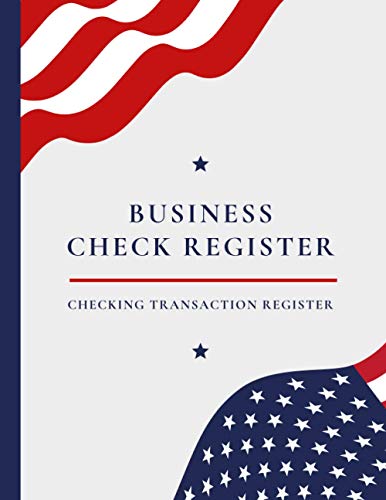 Business Check Register: Checking Transaction Register | Business Checkbook Register | Check Register for Personal Checkbook
