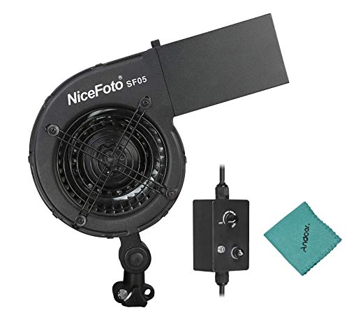 NiceFoto SF05 Studio Wind Hair Blower Stream Fan for Taking Fashion Portrait Photos
