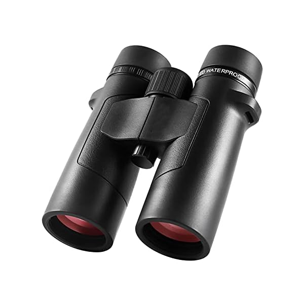 Hochleistungs-ED-Fernglas 10X42 IPX8 Wasserdichtes Bak4 Prism Optics HD High Clarity Tourismusteleskop, für Jagd, Reisen…