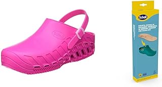 Clog EVO Fucsia + Plantillas Anatómicas y Antiestáticas Clog EVO – Fucsia/Marrón