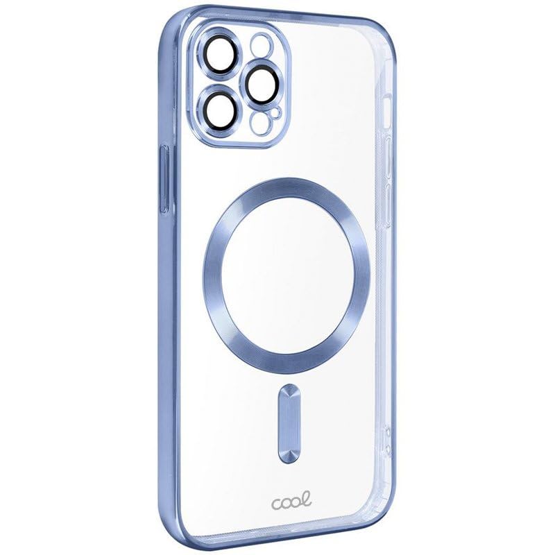 Cool Case for iPhone 15 Pro MAX Magnetic Sky Blue Edge, transparent - Image 3