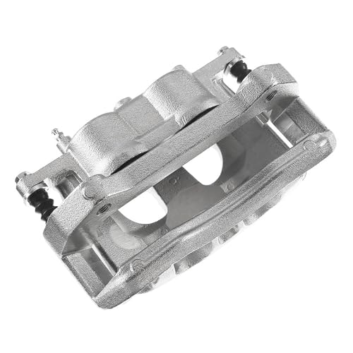 Image of Detroit Axle - Front Right Brake Caliper for Ford 2012-2020 F-150, 2011-2013 2015-2017 Lobo, Passenger Side Brake Caliper with Bracket 2016 Replacement