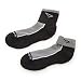 Drymax Trail Run 1/4 Crew w/ Turndown, Gray/Black, Large