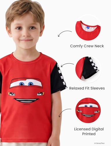 Image of Disney Marvel Spiderman Cars Stitch Star Wars Mickey Boy /Girl T-Shirt&Tank Top Set 2Pcs Short&Sleeveless Shirt Kid Cloth 2-9Y